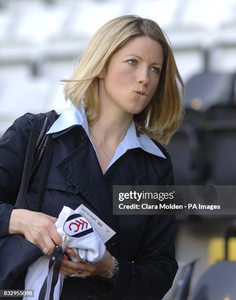 Sports commentator Jacqui Oatley, who will become the first woman commentator in Match of the Day's 43-year history.