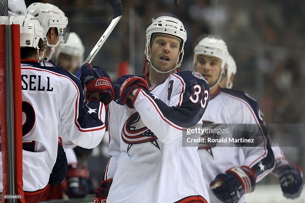 Columbus Blue Jackets v Dallas Stars