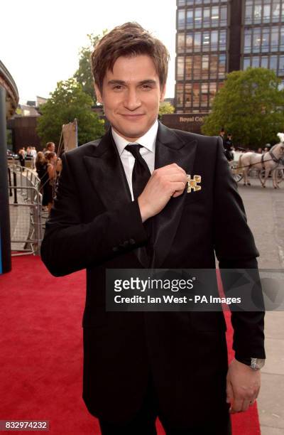 Icelandic tenor Gardar Thor Cortes arrives for the Classical Brit Awards, at the Royal Albert Hall in central London.