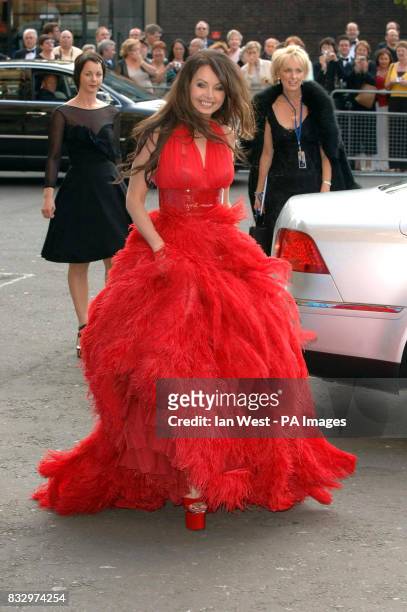 Sarah Brightman arrives for the Classical Brit Awards at the Royal Albert Hall in central London.