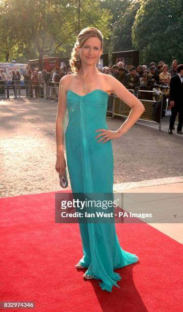 Katie Derham arrives for the Classical Brit Awards at the Royal Albert Hall in central London.