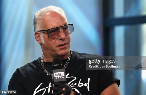 Actor/comedian Andrew Dice Clay attends Build to discuss his TV show "Dice" at Build Studio on August 16, 2017 in New York City.