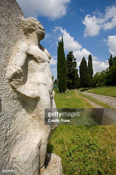 via appia - appian way stock pictures, royalty-free photos & images