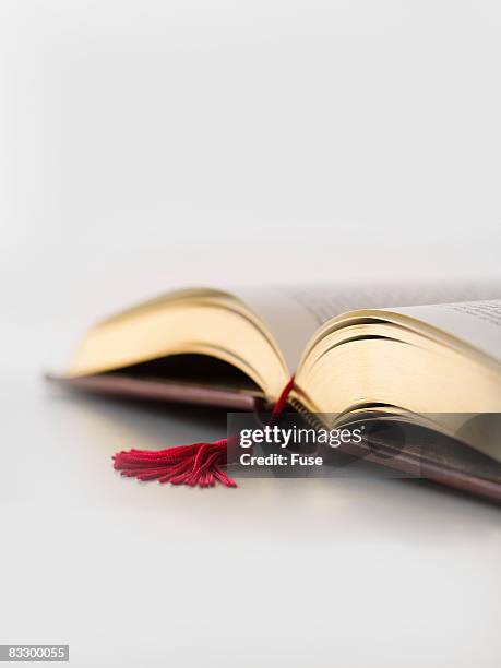 open book - bookmark stock pictures, royalty-free photos & images