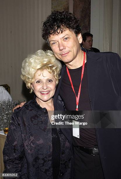 Brenda Lee with Jerry Harrison from Talking Heads, inductees