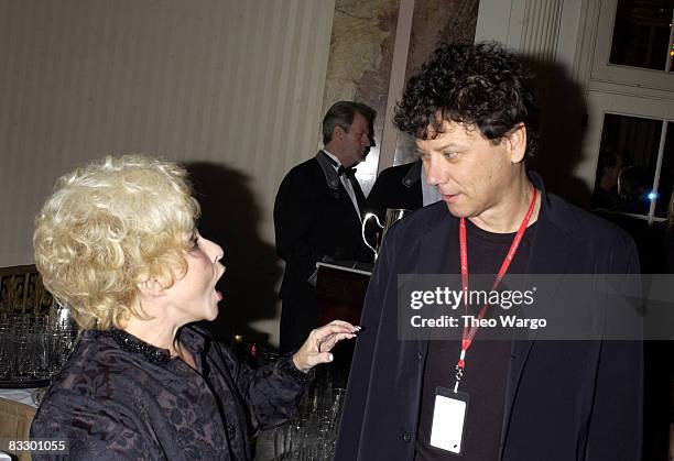 Brenda Lee with Jerry Harrison from Talking Heads, inductees