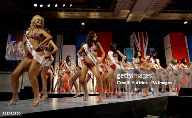 The Miss Great Britain Finals, at Grosvenor House in central London.
