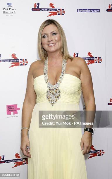 Tricia Penrose arrives for the Miss Great Britain Finals, at Grosvenor House in central London.