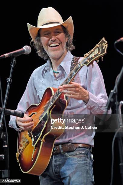 Dave Rawlings of Dave Rawlings Machine performs at Brown Theatre on August 16, 2017 in Louisville, Kentucky.