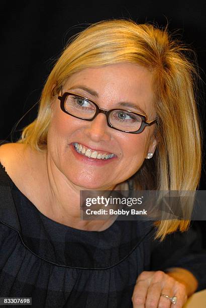 Maureen McCormick promotes her new book "Here's the Story" at Bookends Bookstore on October 15, 2008 in Ridgewood, New Jersey.