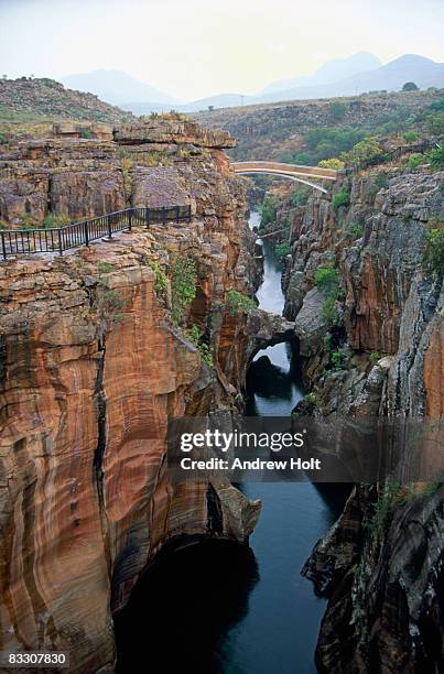 bourke's luck potholes, blyde canyon - blyde river canyon stock pictures, royalty-free photos & images