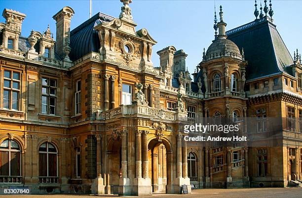 waddesdon manor, stately home, buckinghamshire - waddesdon manor stock pictures, royalty-free photos & images