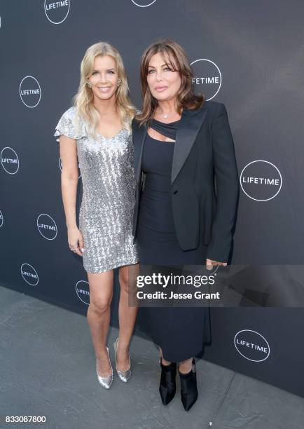 Andrea Schroder and Kelly LeBrock attend Lifetime's New Docuseries "Growing Up Supermodel's" Exclusive LIVE Viewing Party Hosted By Andrea Schroder...