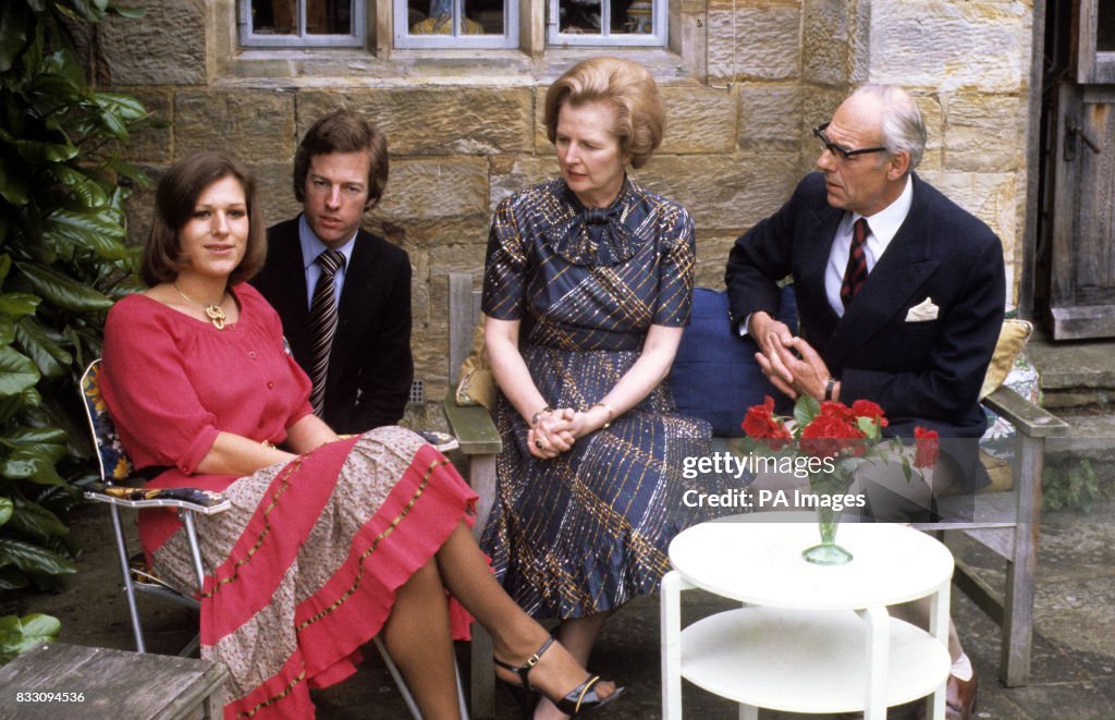 Margaret Thatcher and family