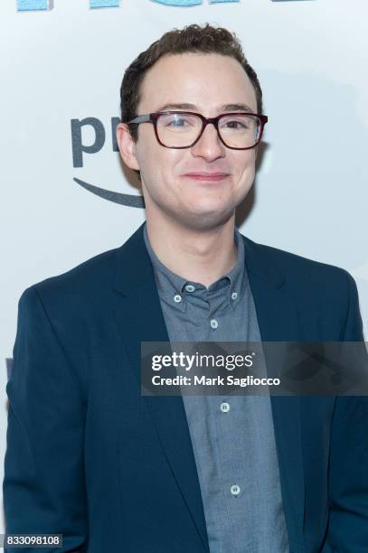 Actor Griffin Newman attends the "The Tick" Blue Carpet Premiere at Village East Cinema on August 16, 2017 in New York City.