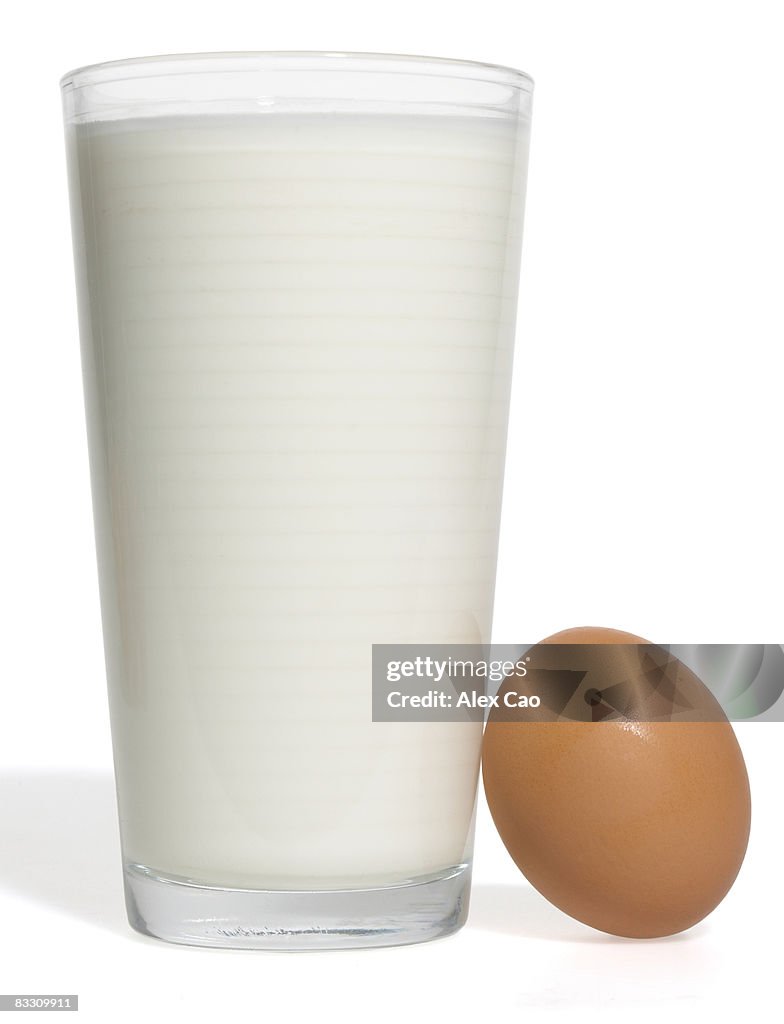 Milk and egg