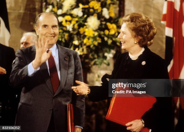 Channel Fixed Link 80 Margaret Thatcher Foundation Stock Photos, High-Res Pictures, and ...