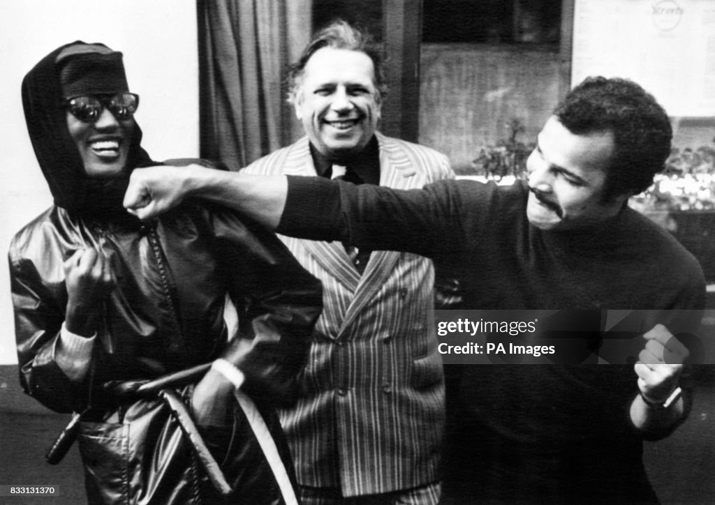John Conteh, Grace Jones and George Melly - Liverpool