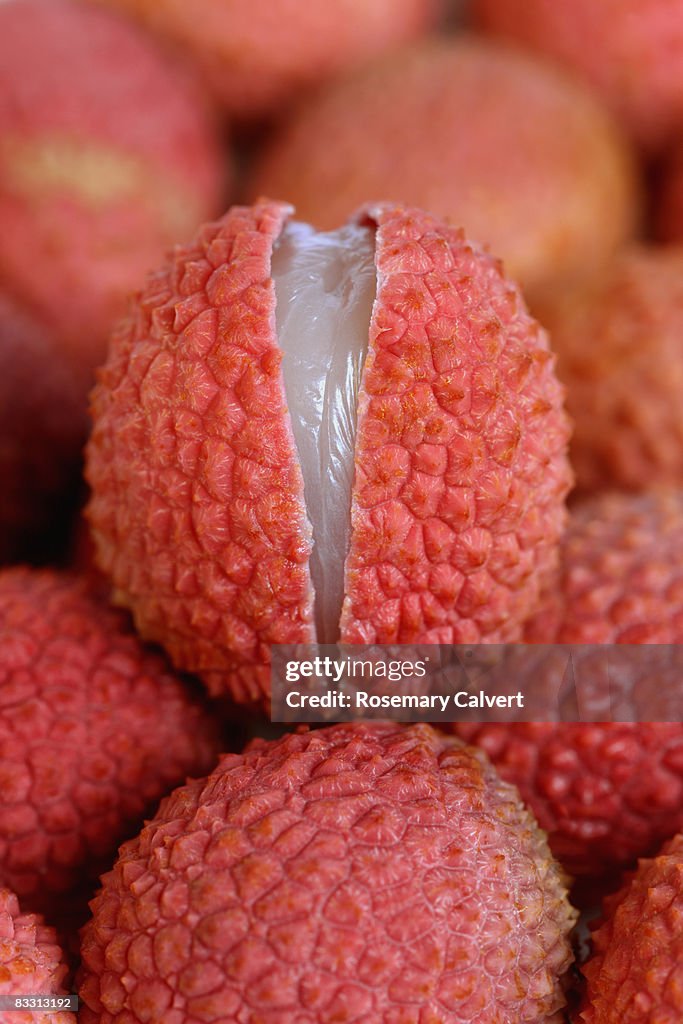 Lychee Riped Ripe Lychee Split Open High-Res Stock Photo - Getty Images