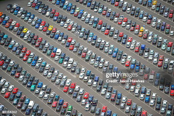 car park - car in car park stock pictures, royalty-free photos & images