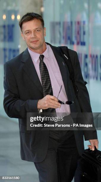 Dr Andrew Wakefield arrives at a General Medical Council hearing in central London.