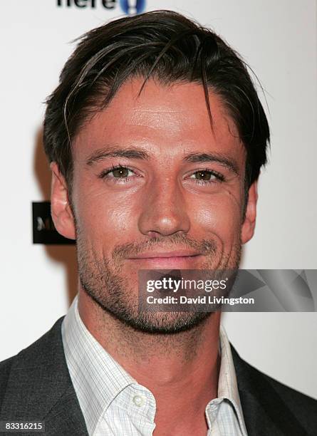 Actor James Scott attends the "Soaps In The City" fundraiser at the East West Lounge on October 16, 2008 in West Hollywood, California.