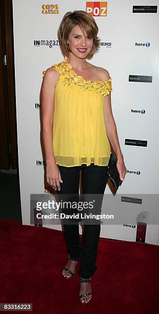 Actress Megan Ward attends the "Soaps In The City" fundraiser at the East West Lounge on October 16, 2008 in West Hollywood, California.