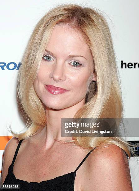 Actress Cynthia Preston attends the "Soaps In The City" fundraiser at the East West Lounge on October 16, 2008 in West Hollywood, California.