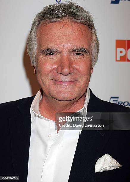 Actor John McCook attends the "Soaps In The City" fundraiser at the East West Lounge on October 16, 2008 in West Hollywood, California.