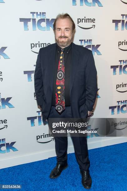 Producer David Fury attends the "The Tick" Blue Carpet Premiere at Village East Cinema on August 16, 2017 in New York City.