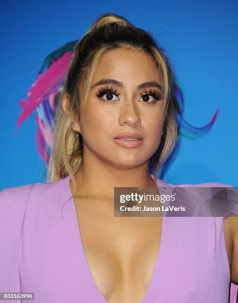 Ally Brooke of Fifth Harmony poses in the press room at the 2017 Teen Choice Awards at Galen Center on August 13, 2017 in Los Angeles, California.