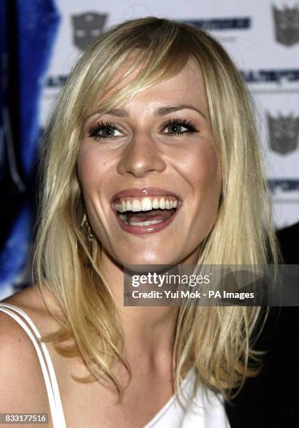 Natasha Bedingfield arrives for the VIP Screening of Transformers at the Apollo West End Cinema in Regent Street, central London.