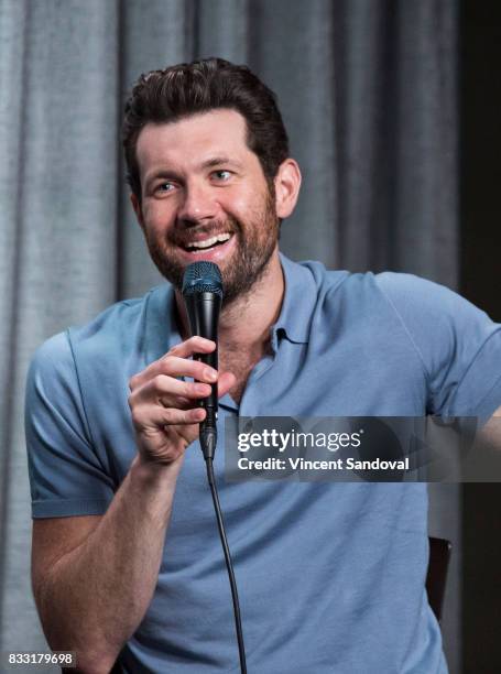 Actor Billy Eichner attends SAG-AFTRA Foundation Conversations with "Billy On The Street" at SAG-AFTRA Foundation Screening Room on August 16, 2017...