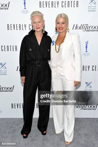 Emmy-nominated Feud: Bette and Joan costume designer, Lou Eyrich and Emmy-nominated Westworld costume designer, Trish Summerville attend Beverly...