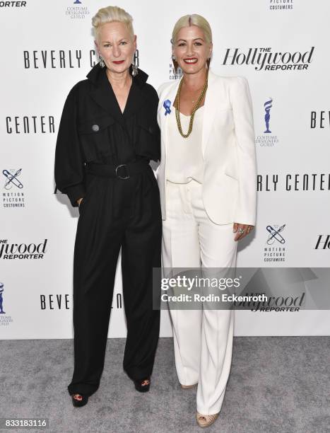 Costume designers Lou Eyrich and Trish Summerville attend Candidly Costumes at The Beverly Center on August 16, 2017 in Los Angeles, California.