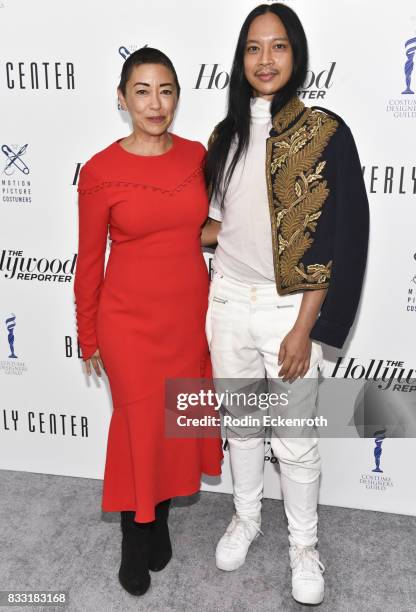 Costume designers Ane Crabtree and Zaldy Goco attend Candidly Costumes at The Beverly Center on August 16, 2017 in Los Angeles, California.