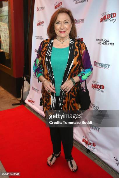 Sharon Garrison attends the Premiere Of Beard Collins Shores Productions' "A Very Sordid Wedding" on August 16, 2017 in Beverly Hills, California.