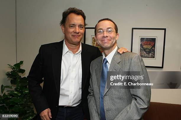 Producer Tom Hanks and CAA's Richard Lovett