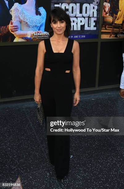 Constance Zimmer is seen on August 16, 2017 in Los Angeles, California.