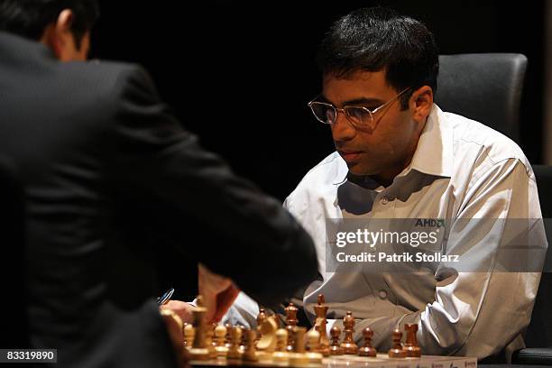 World champion Viswanathan Anand from India contemplates his next