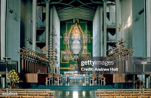 Fantastic Interior Of Coventry Cathedral High-Res Stock Photo - Getty ...