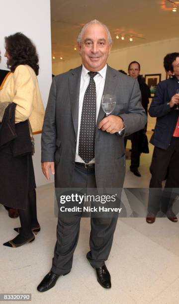 Philip Green attends the Sarah Moon exhibition at the Royal College of Art on October 16, 2008 in London, England.