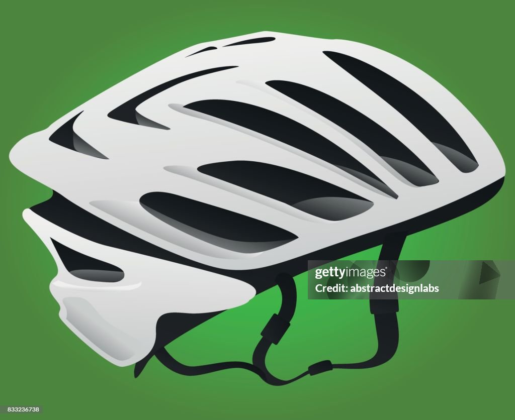 Bicycle or Cycling Helmet - Illustration