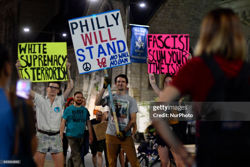 March Against Hate Held In Philadelphia In Wake Of Charlottesville