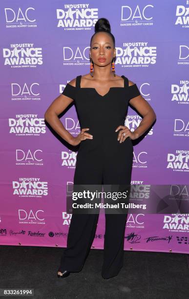 Presenter Monique Coleman attends the 2017 Industry Dance Awards and Cancer Benefit Show at Avalon on August 16, 2017 in Hollywood, California.