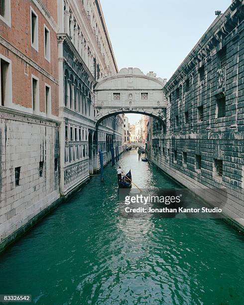 venice canal - castello stockfoto's en -beelden