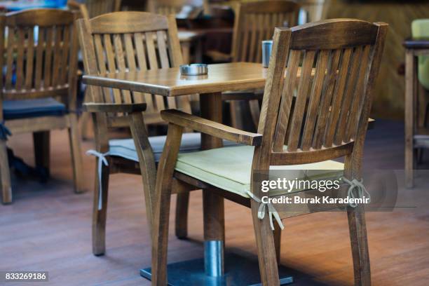 empty cafe - sugar shaker stock pictures, royalty-free photos & images