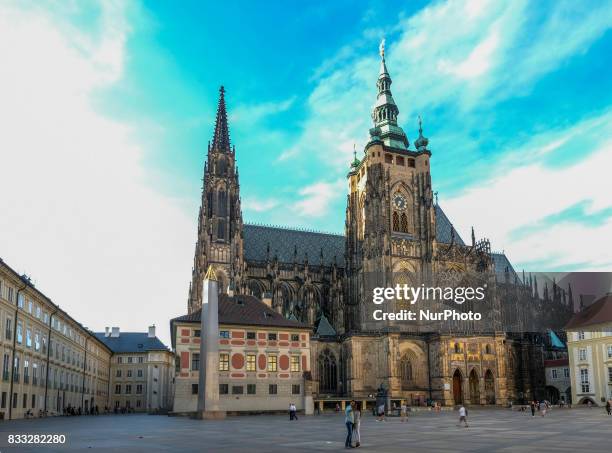 The Cathedral of St. Vitus is a temple dedicated to the catholic cult located in the city of Prague. Is the largest exhibition of Gothic art in the...