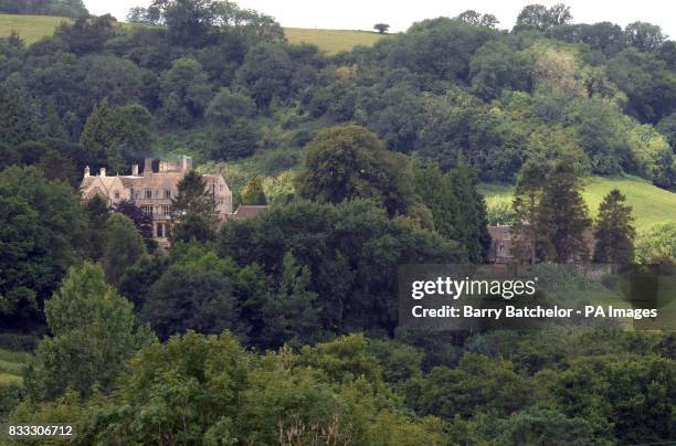 General view of former Bond girl Jane Seymour's country home - St Catherine's Court, near Bath.