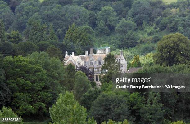 General view of former Bond girl Jane Seymour's country home - St Catherine's Court, near Bath.